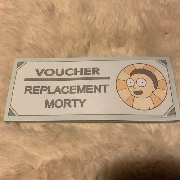 Replacement Morty Vouchers. Rick & Morty - Picture 2 of 3